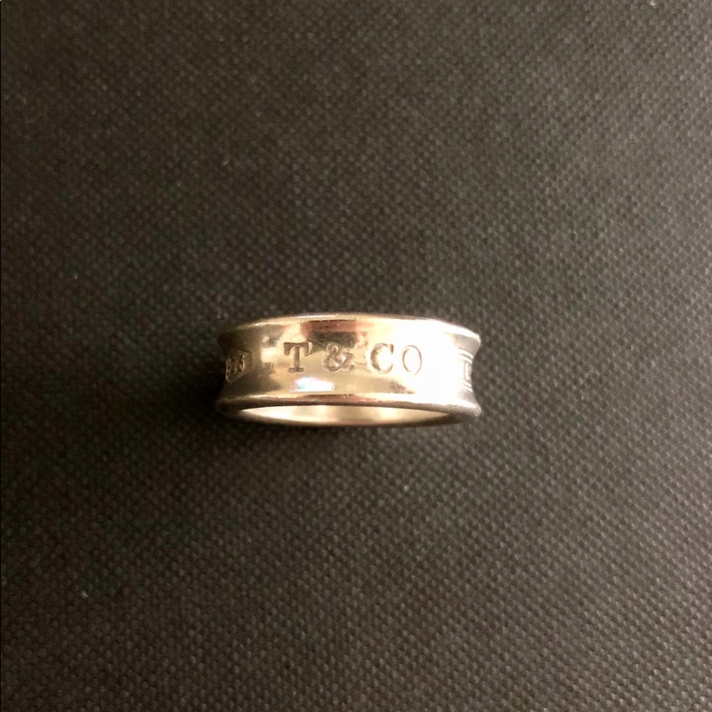Tiffany & Co. 925 Sterling Silver 1837 Ring size 7